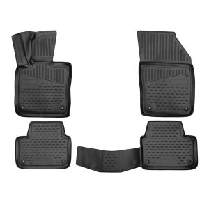 Volvo V60 Cross Country Floor Mats - Omac - Rubber TPE - Black - 2020-2024
